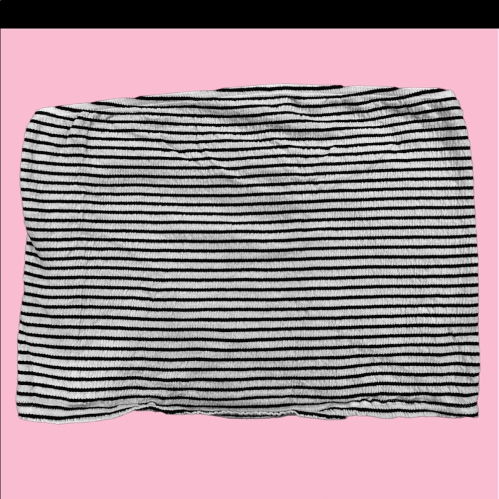 American Eagle Striped Tube Top